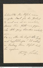 Nachlass Franz Steindachner, Brief von Fritz Lieben an Franz Steindachner (24.10.1912), Inv.Nr. 302.01, Seite 2